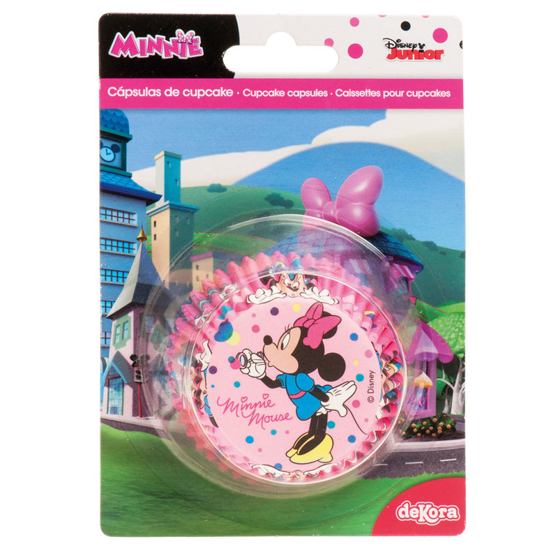 Cukrářské košíčky na pečení - Minnie Mouse obal